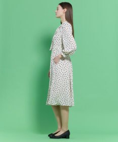TOCCA 【八木アリサさん着用】【消臭】PROMISE RIBBON ROSETTE ドット柄ドレス