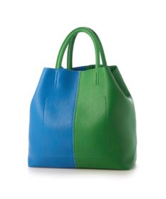 UNBILLION カシュカシュ cachecache / バイカラーフェイクレザートート