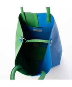 UNBILLION カシュカシュ cachecache / バイカラーフェイクレザートート