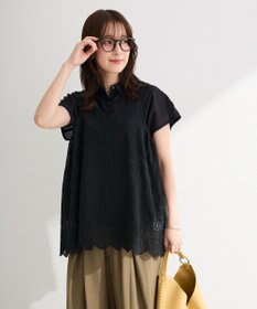 Green Parks ＳＥＴ２点刺しゅうキャミ＋シャツ