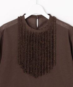 自由区 S シアーフリルジャージー カットソー