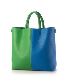 UNBILLION カシュカシュ cachecache / バイカラーフェイクレザートート