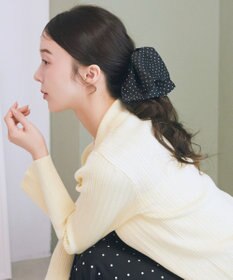 earth music&ecology ドット２段フリルバンス