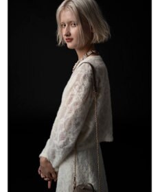 Te chichi 起毛レースニットプルオーバー（セットアップ可）《2025winter catalog item》