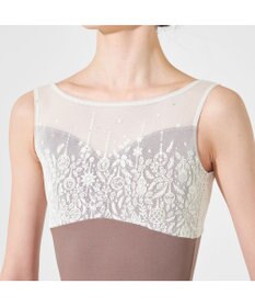 Chacott ◎【Nela ライン】ジュニア ノースリーブレオタード