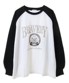 CRAFT STANDARD BOUTIQUE ラグランフロッキープリントＴｅｅ