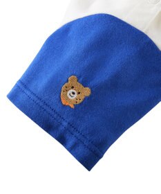 MIKI HOUSE HOT BISCUITS 【80-120cm】ビーンズ×乗り物プリント 半袖Tシャツ