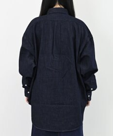 LENO DOUBLE POCKETS SHIRTS《UNISEX》デニムシャツ