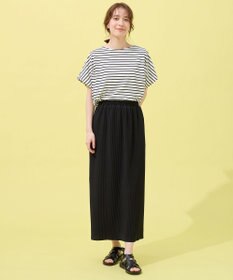 ANY 【洗濯機可/UVケア/接触冷感】フレンチスリーブロゴ・カラーTシャツ