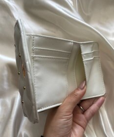 WEGO スタッズキルティングウォレット