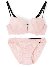 San-ai Resort（三愛水着楽園） 【northerly bra フィットシリーズ 谷間メイク】 Wストラップ ブラジャー＆ショーツSet B～Fカップ