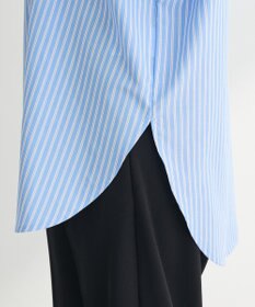 Green Parks イージーケアストライプシャツ