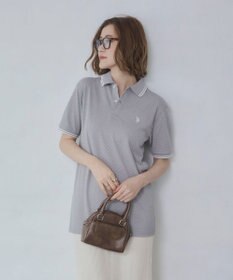 WEGO 【26年春夏新カラー登場/ユニセックス着用ITEM/SMLサイズ展開】U.S. POLO ASSN.別注ラインポロシャツ