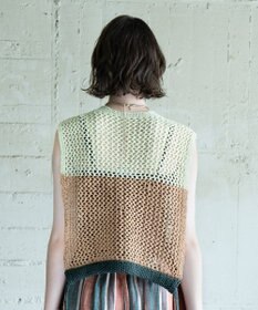 COQ STRATA 和紙ショート丈ベスト