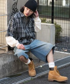 WEGO 【ユニセックス着用ITEM】アンサンブルチェックシャツ（LS）