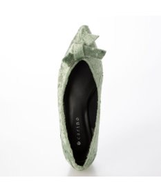 MODE ET JACOMO <carino>ベルベットリボンパンプス
