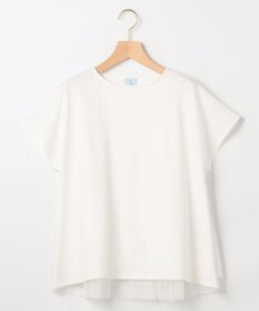 組曲 【先行予約】GIZAコットンチュールコンビ カットソー