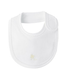 MIKI HOUSE HOT BISCUITS クローバー刺しゅう入りスタイ