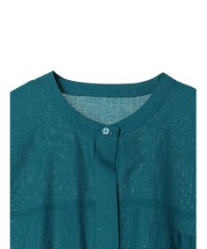 Green Parks 綿麻混ポンチョ風シャツ