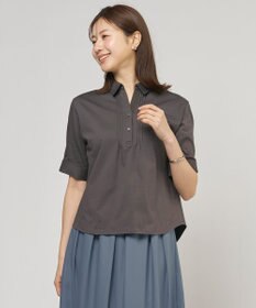 J.PRESS LADIES L ドライコットン ポロ カットソー
