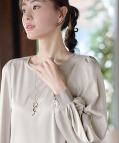 Tiaclasse L 【洗える】ボリュームスリーブブラウス