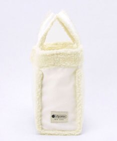 LeSportsac SMALL TWO WAY DENIM TOTE/ホワイトデニム/クリームシェルパ