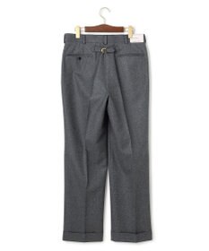 J.PRESS MEN 【J.PRESS ORIGINALS】Peppin Merino Saxony Piped Stem Trousers / Japan Made