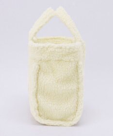 LeSportsac SMALL TWO WAY DENIM TOTE/ホワイトデニム/クリームシェルパ