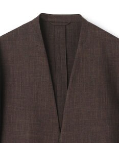 UNFILO MENS ウーリーノ ノーカラージャケット