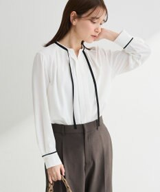 Green Parks リボンブラウス