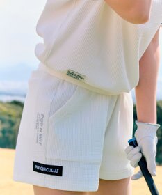 PW CIRCULUS 【WOMEN】ワッフルハーフジップポロ 2026年モデル ゴルフウェア レディース