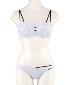 San-ai Resort（三愛水着楽園） 【northerly bra フィットシリーズ 谷間メイク】 Wストラップ ブラジャー＆ショーツSet B～Fカップ