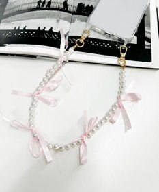 WEGO リボンパールハンドストラップ