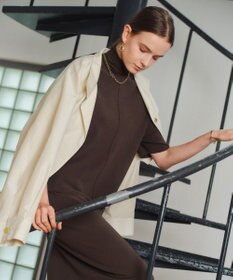 BEIGE， SULFUR / シルク混ショート丈バルーンブルゾン