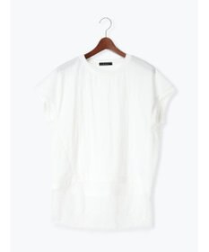 Te chichi 【接触冷感/マシンウォッシャブル】レースヘムTシャツ《2026 SUMMER LOOK item》