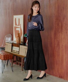 Tiaclasse L 【洗える】ボリュームスリーブブラウス