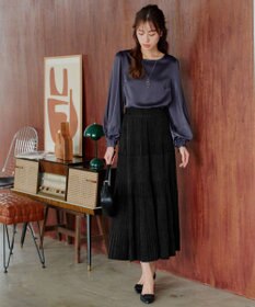 Tiaclasse L 【洗える】ボリュームスリーブブラウス