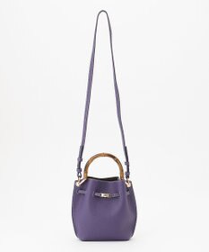 23区 バンブーハンドルミニショルダーバッグ