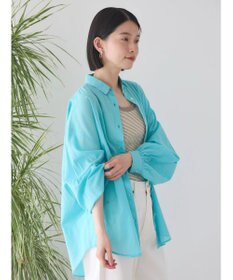 AMERICAN HOLIC 接触冷感＋速乾　強撚シアーボイルＢＩＧシャツ