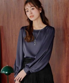 Tiaclasse L 【洗える】ボリュームスリーブブラウス