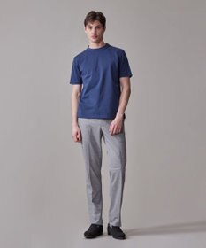 J.PRESS MEN シルクのような光沢感の上品Tシャツ【UVカット / 接触冷感 / 吸水速乾】【J.PRESS PREMIUM JERSEY】ポンチクルーネック Tシャツ