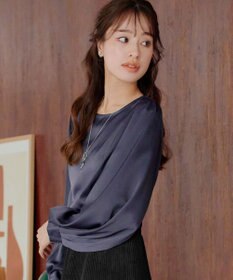 Tiaclasse L 【洗える】ボリュームスリーブブラウス