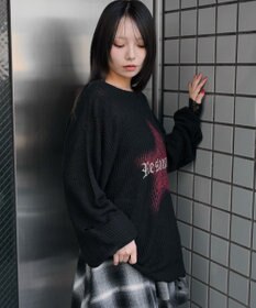 WEGO モヘアタッチスターBIGニット