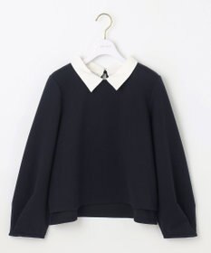 ANY SIS 【WEB・一部店舗限定】カットジャカード襟付き2WAY セットアップ