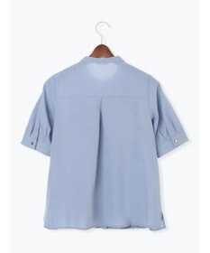 Te chichi 【WEB限定カラーあり】フロントレース5分袖ブラウス