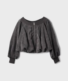 GRACE CONTINENTAL バルーンモールカットカーディガン