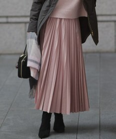23区 【見上愛さん着用/CanCam11月号掲載】パウダリータイプライター プリーツ スカート ピンク系