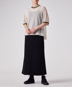 Paul Smith ブラック デニム ロング スカート