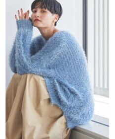 AMERICAN HOLIC シャギーゆるっとニットプルオーバー