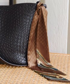 Tiaclasse 【2点セット】編み込み風ショルダーバッグ＋ショルダーポーチ付き